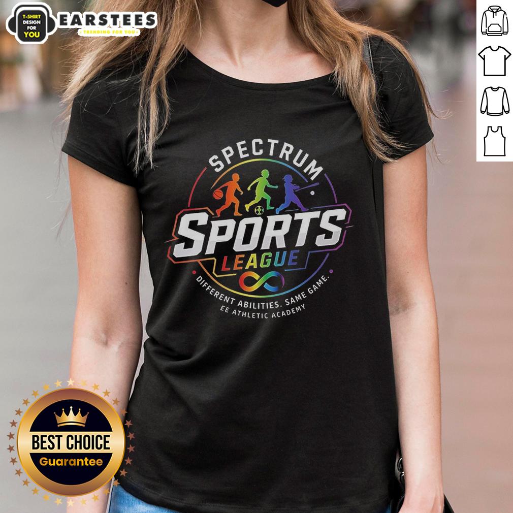Ladies in the Good Spectrum Sports League play together, showcasing different abilities in the same game on the tee.