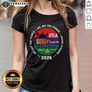 Good Utla Seiu Aala Labor Movement Ladies Tee featuring a vibrant design promoting union solidarity and women's empowerment.