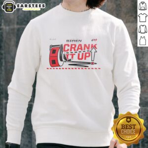 Hot Carolina Hurricanes Crank It Up Sweatshirt in vibrant team colors, perfect for fans to show support during games.