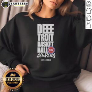 Hot Detroit Pistons Playoffs 26 Mantra All Dawg Sweatshirt featuring a vibrant design for passionate fans.