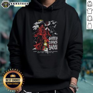 Hot Gary Loves You Faith The Unholy Trinity Hoodie featuring bold graphic design and vibrant colors, perfect for fans.