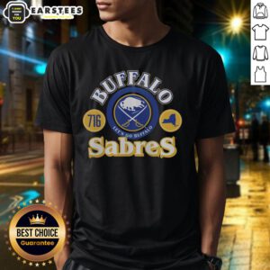 Nice Buffalo Sabres Arch Class T-Shirt featuring team colors and logo, perfect for fans showing team pride.