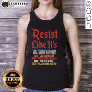 Stylish Nice Resist tank top featuring bold design, perfect for casual wear and making a statement.