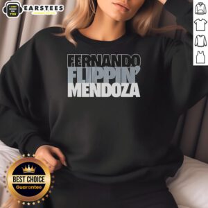 Official Fernando Flippin Mendoza Las Vegas Raiders NFL sweatshirt featuring team logo and stylish design.