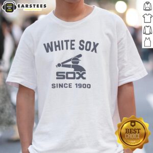 Alt Text: Original Chicago White Sox Cooperstown Duster T-Shirt featuring vintage design and team colors for baseball fans.