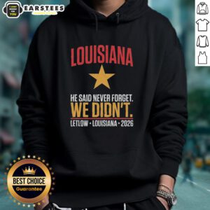Awesome Julia Letlow in a Trump-endorsed hoodie celebrating her Louisiana Senate primary win for 2026.
