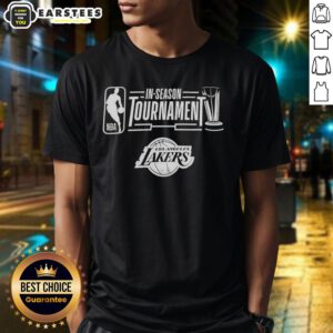 Awesome Los Angeles Lakers NBA In-Season Tournament 2023 T-Shirt featuring bold team graphics and vibrant colors.
