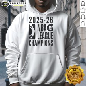Awesome NBA G League Champions 2025-2026 hoodie featuring team logos and vibrant colors for fans.
