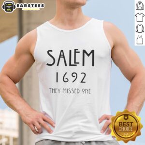 Awesome Salem 1692 tank top featuring unique design and historical references, perfect for fans of Salem's witch trials.