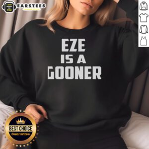Good Arsenal FC Eze is a Gooner sweatshirt featuring bold graphics and a stylish design for passionate Arsenal fans.