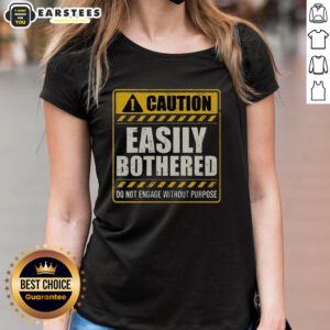 Good Easily Bothered Ladies Tee in soft cotton, featuring a playful design perfect for casual wear and expressing personality.