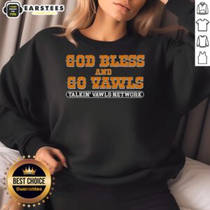 Good God Bless and Go Vawls sweatshirt for Tennessee Volunteers fans, featuring bold graphics and vibrant colors.