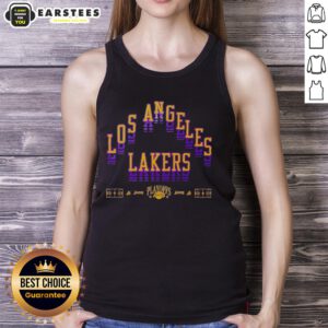 Los Angeles Lakers 2026 Playoffs Game 4 tank top featuring team colors and logo, perfect for game day attire.