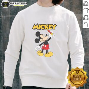 Good Mickey 26 Sweatshirt featuring a vibrant Mickey Mouse graphic, perfect for casual wear and Disney fans.