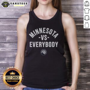 Good Minnesota Timberwolves vs Everybody tank top featuring bold graphics and team colors, perfect for fans.
