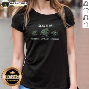 Good My Dreams My Plans My Monday Ladies Tee featuring motivational text on a stylish women's shirt.