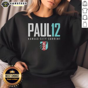 Hot Paul Kansas City Current KC logo sweatshirt in stylish design, perfect for fans of the team and casual wear.