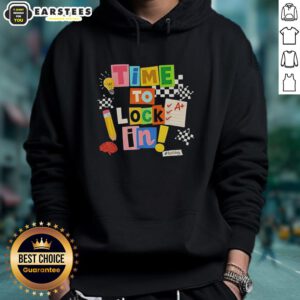 Teacher wearing 'Don't Stress Test Day' hoodie, promoting a positive vibe for test day preparation and support.
