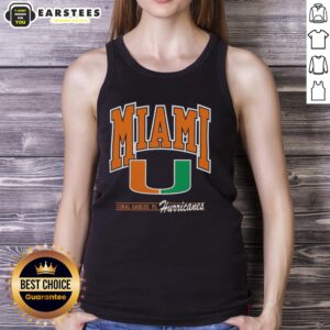 Hot University of Miami Hurricanes tank top in Coral Gables, FL, perfect for fans and summer sports activities.