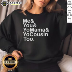 Outkast band sweatshirt featuring 'Me And You And Yomama And Yocousin Too' design, perfect for hip-hop fashion lovers.