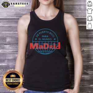 Alt Text: Official Bad Bunny DTMF Tour merch tank top featuring vibrant design, perfect for fans in Madrid 2026.