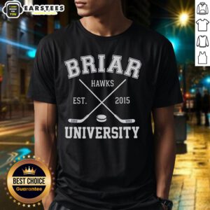 Alt Text: Official Briar University Est 2015 Di Laurentis 66 T-Shirt showcasing a stylish design for alumni and students.