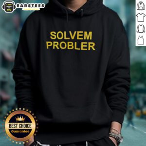 Official Solvem Probler Hoodie in navy blue, featuring logo and stylish design, perfect for casual wear and problem-solving enthusiasts.