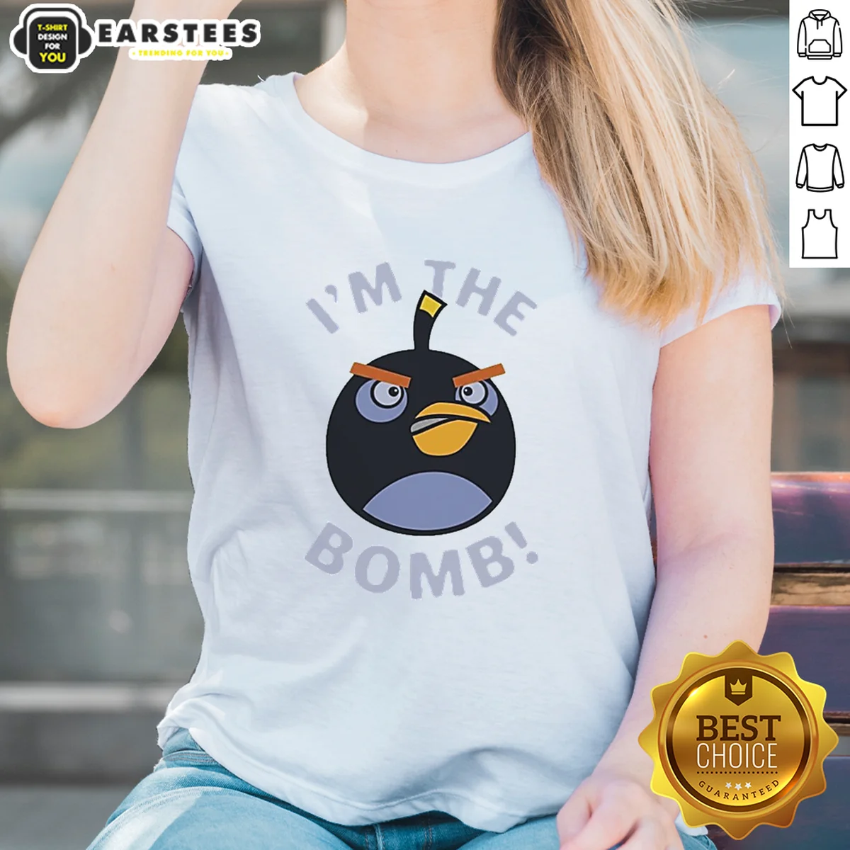 Awesome Angry Birds Im The Bomb Ladies Shirt Awesome Angry Birds Im The Bomb Ladies Shirt
