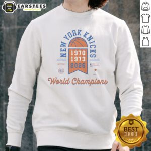 Awesome New York Knicks 1970 1973 2026 World Champions Finals Basketball Team Sweatshirt