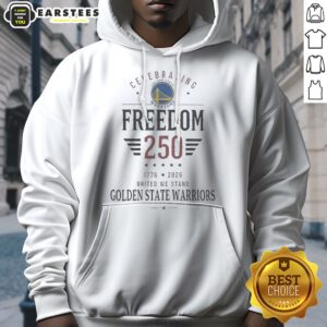 Funny Golden State Warriors X Celebrating Freedom hoodie featuring United We Stand 1776 2026 design