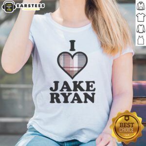 Funny I Love Jake Ryan Sixteen Candles Movie John Hughes Molly Ringwald ladies shirt featuring a playful design.