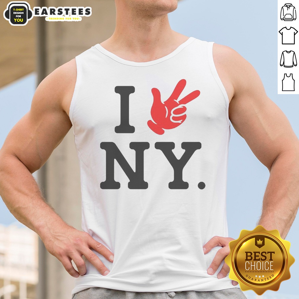 Good Josh Hart New York Knicks I NY Hand Sign Tank Top