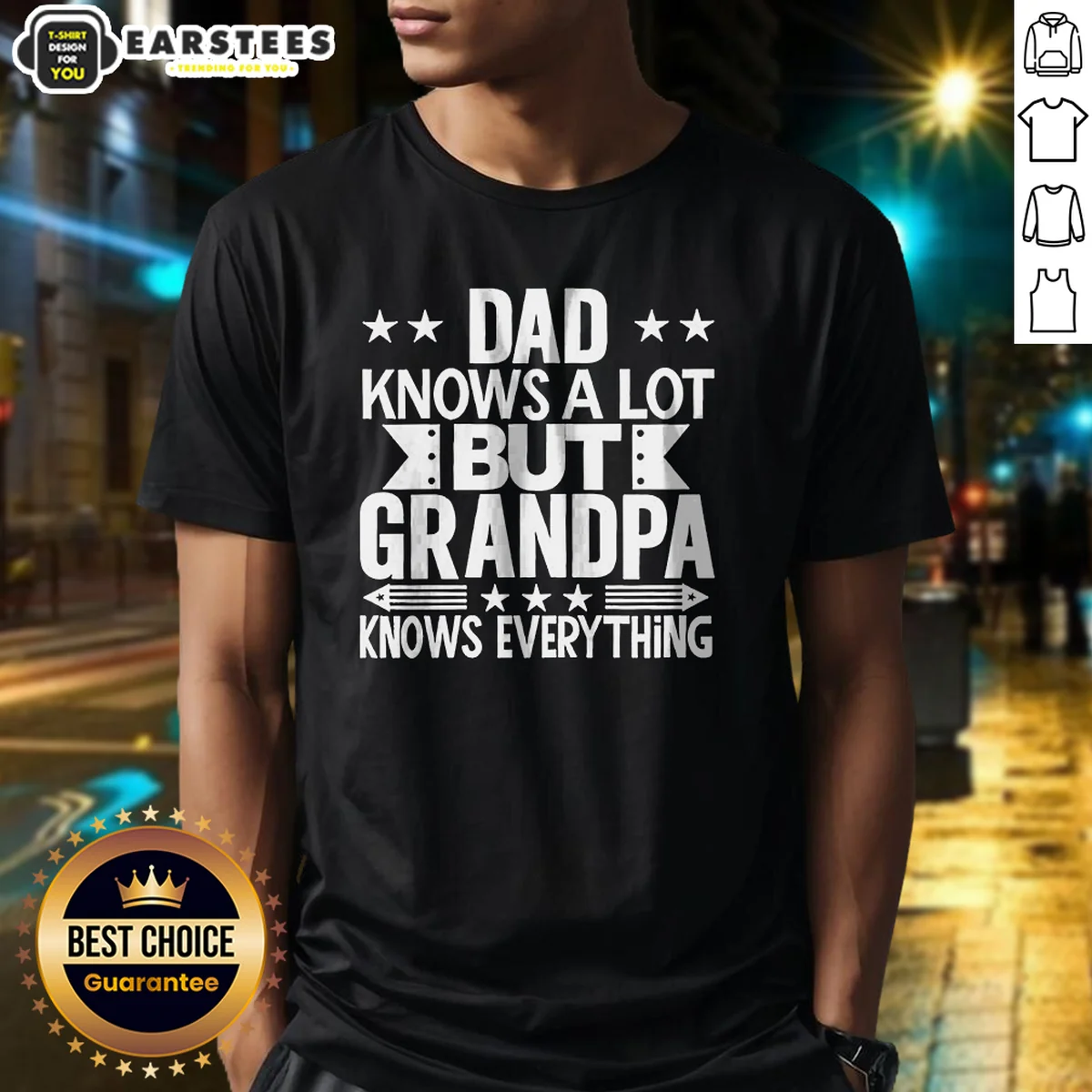 Hot Dad Knows A Lot But Shirt Hot Dad Knows A Lot But Shirt