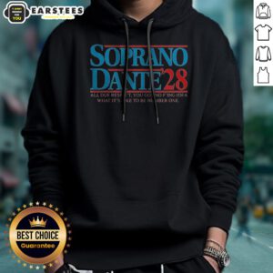 Hot Soprano Dante 2028 All Due Respect You Got No Fing Idea What Its Like To Be Number One hoodie in a vibrant setting