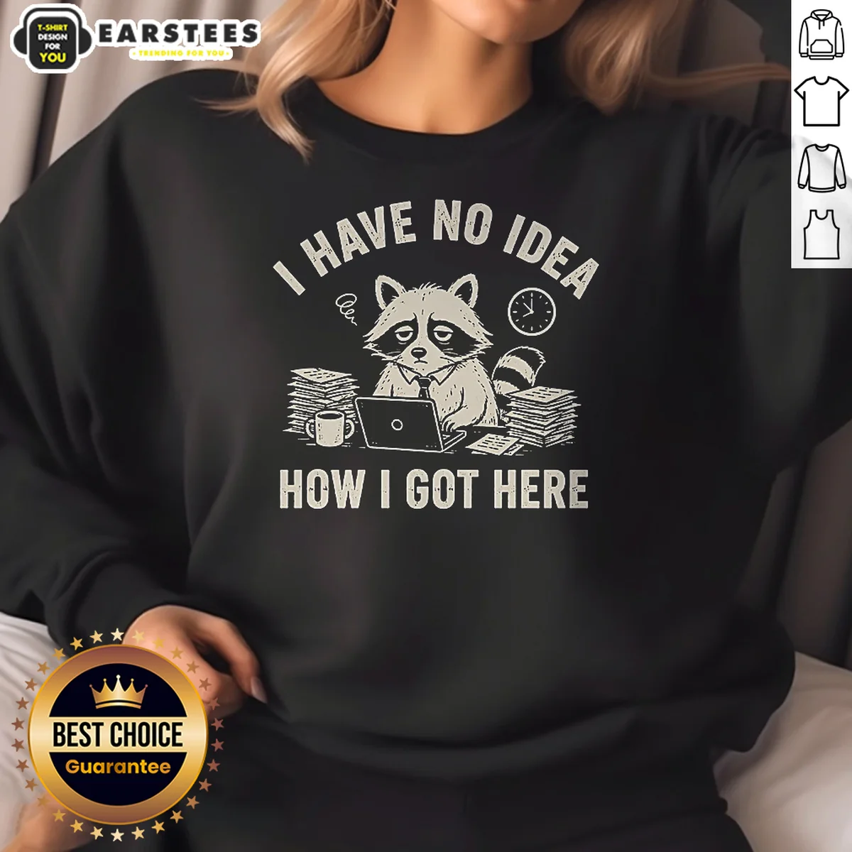Nice I Have No Idea How Sweatshirt Nice I Have No Idea How Sweatshirt