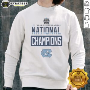 Nice NCAA Division I Baseball National Champions North Carolina Tar Heels 2026 Sweatshirt