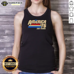 Official America 76 250 Years United States Of America Independence Day Tank Top
