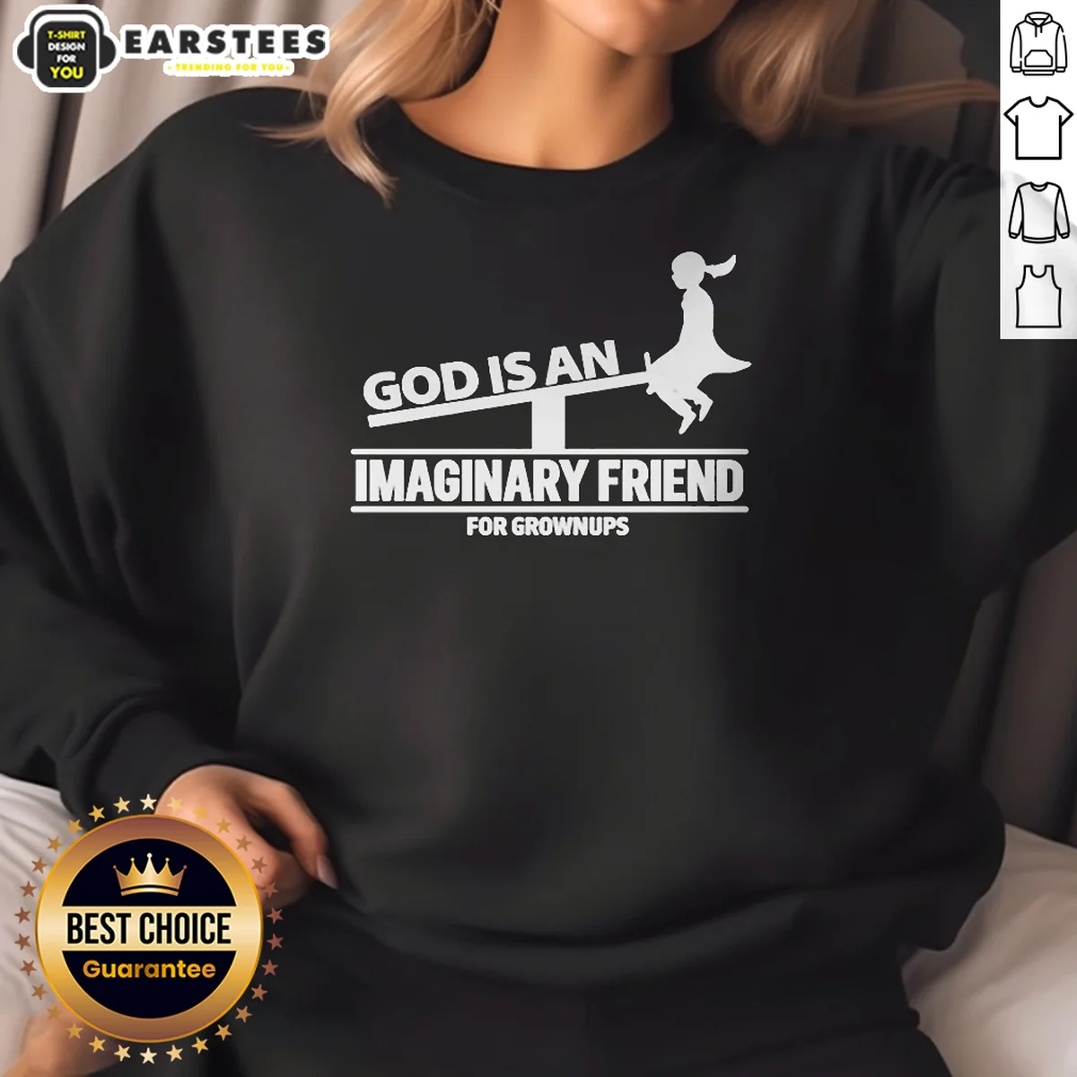 Official God Is An Imaginary Friend Sweatshirt Official God Is An Imaginary Friend Sweatshirt