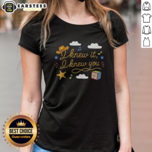 Official I Knew It I Knew You Cowboy Hat Rope Lettering Western Ladies Shirt