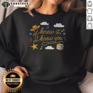 Official I Knew It I Knew You Cowboy Hat Rope Lettering Western Sweatshirt