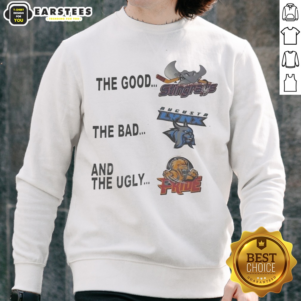 Official The Good The Bad And The Ugly Shirt on Sweatshirt Official The Good The Bad And The Ugly Shirt shown as a sweatshirt preview
