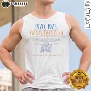 Original New York Knicks 1970 1973 Twenty Twenty Six Champions Tank Top