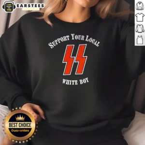Premium Lightning Bolts Support Your Local White Boy Sweatshirt