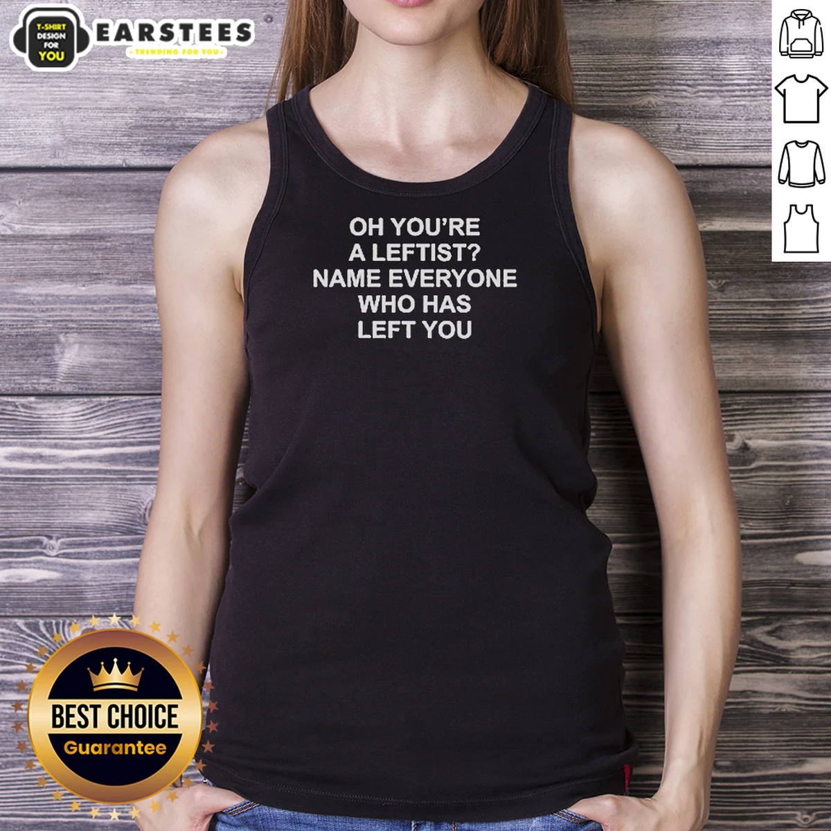 Premium Oh You'Re A Leftist Name Tank Top Premium Oh You'Re A Leftist Name Tank Top
