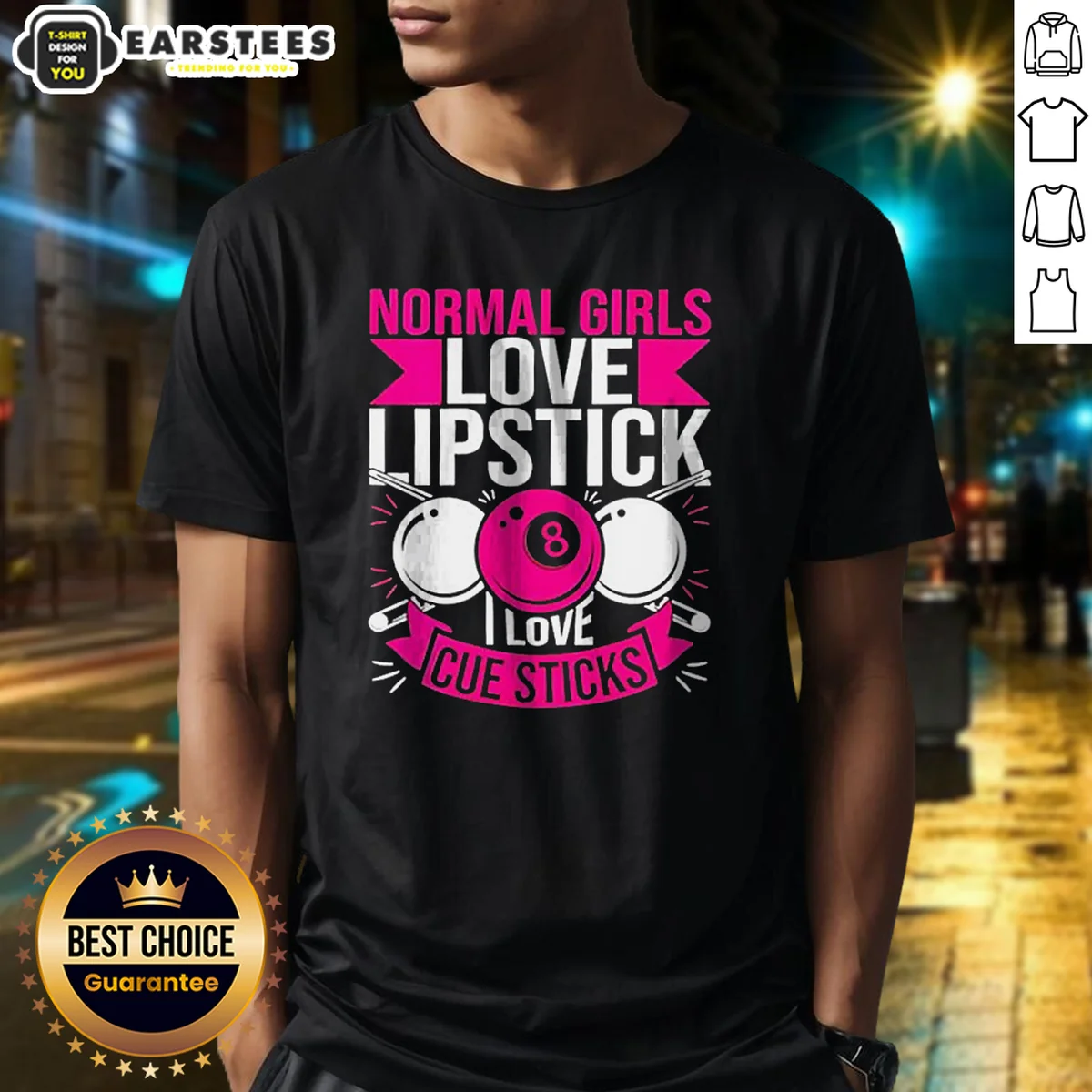 Pretty Billiards Player Pool 8 Ball Shirt Pretty Billiards Player Pool 8 Ball Shirt