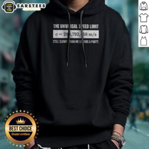 Pretty Faster Than The Speed Of Light Introvert Geek Hoodie