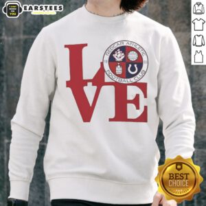 Pretty Redcar Athletic Football Club Love Logo Emblem Football Sport Fan Soccer Club sweatshirt displayed on a neutral background