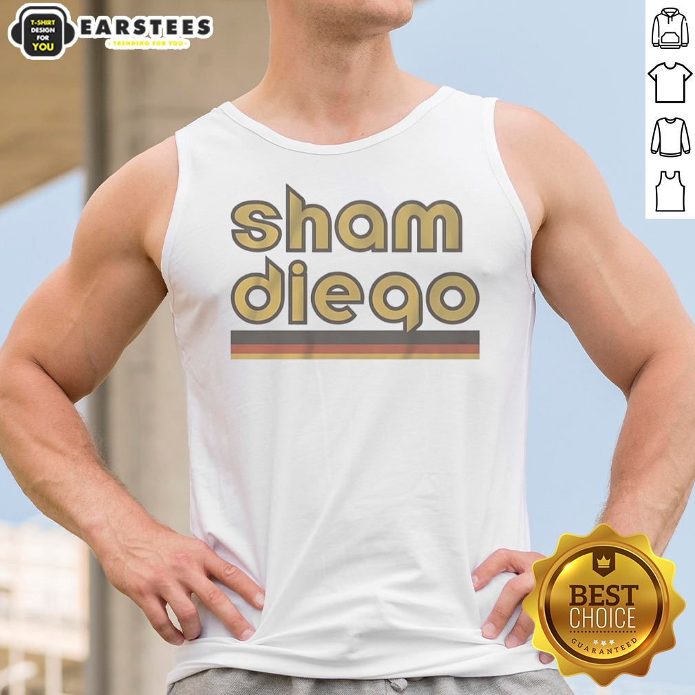 Pretty Sham Diego San Diego Padres MLB Baseball Shirt on Tank Top Pretty Sham Diego San Diego Padres MLB Baseball Shirt shown as a tank top preview