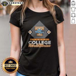 Pretty Tennessee Lady Volunteers 2026 NCAA College World Series Oklahoma City ladies shirt featuring vibrant colors and team spirit.