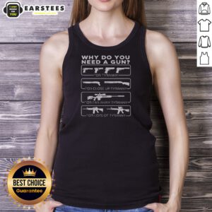 Pretty Why Do You Need A Gun For Tyranny For Close Up Tyranny For Far Away Tyranny Tank Top
